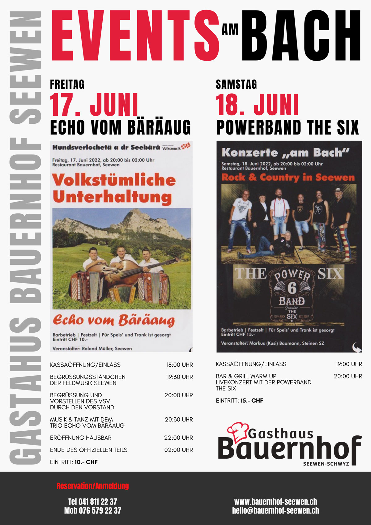 Events am Bach